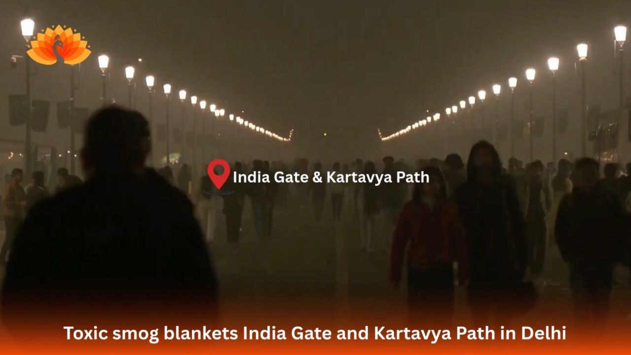 Toxic Smog Engulfs Delhi: AQI Around India Gate & Kartavya Path in ‘Severe’ Category
