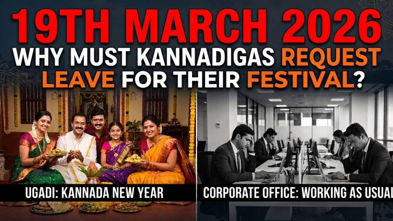 Karnataka Corporate Offices Skip Ugadi Holiday; Employees Move to File Complaints — Why Should We Beg Leave for Our Own Festival?